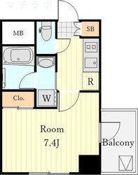 ヴィークブライト名古屋東別院の物件間取画像